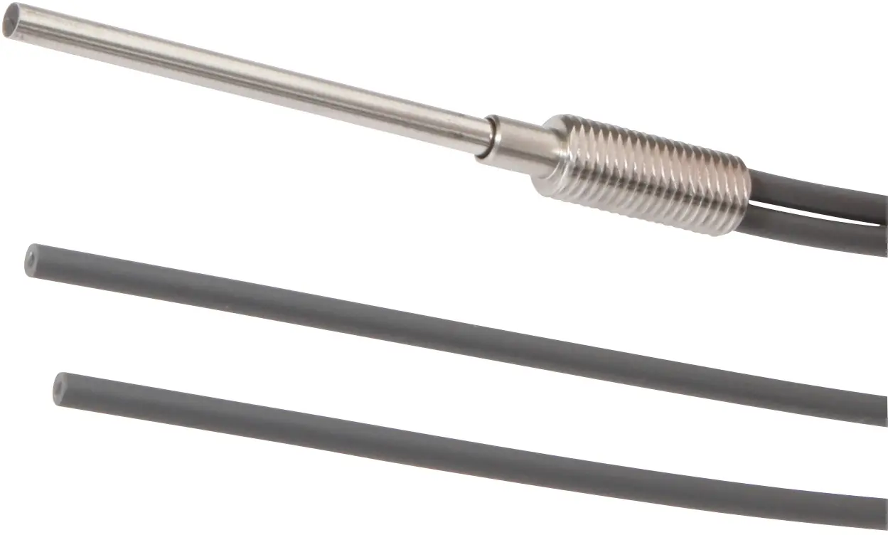 Produktfoto 1 von ipf Electronic LT207004, Lichtleiter Taster, 2m, Kopf: Edelstahl 55lang M6x0,75