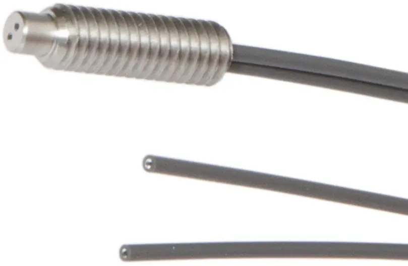 Produktfoto 1 von ipf Electronic LT207022, Lichtleiter Taster, 2m, Kopf: Edelstahl 14lang M4x0,7 Ø