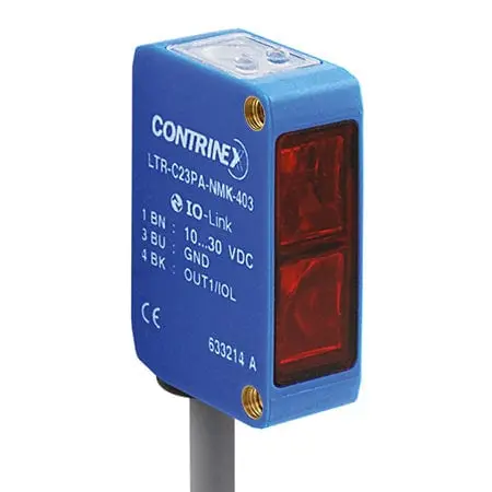 Produktfoto 1 von Contrinex LTR-C23PA-NMK-403, Standard Diffuse 20 x ABS