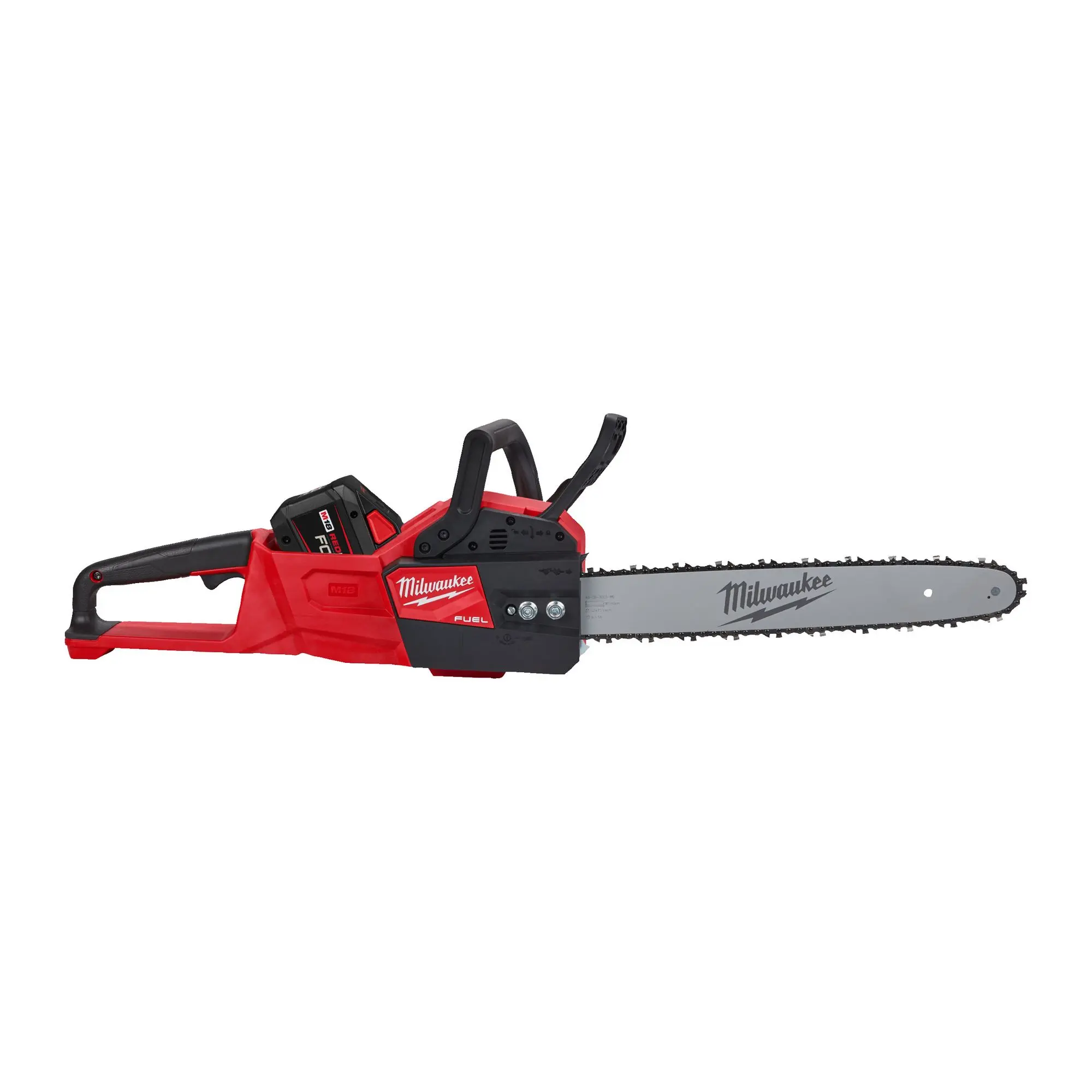 Produktfoto 1 von Milwaukee M18 FUEL Akku-Kettensäge 40-cm-Schwert M18 FCHS-122, 2x 12,0 Ah FORGE