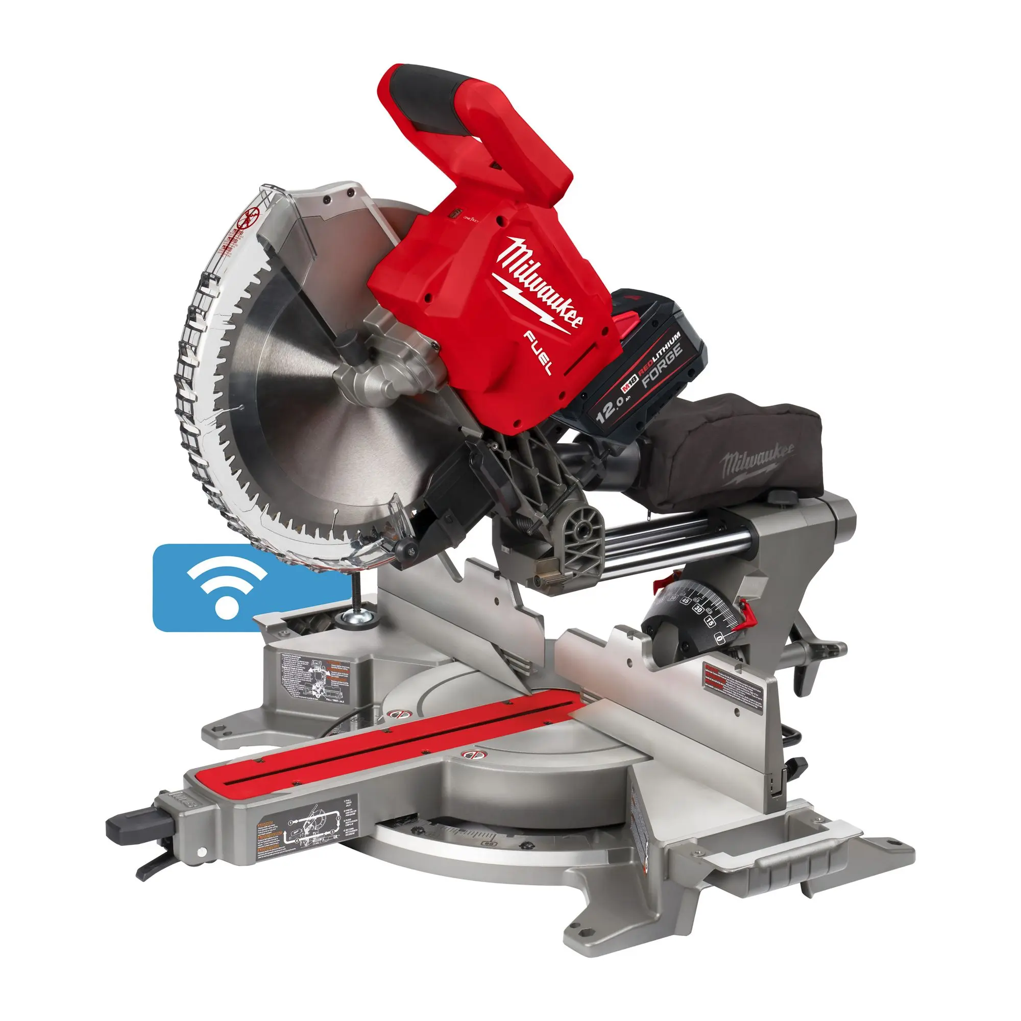 Produktfoto 1 von Milwaukee M18 FUELAkku-Kapp-und Gehrungssäge M18 FMS305-121, 1x 12,0 Ah FB