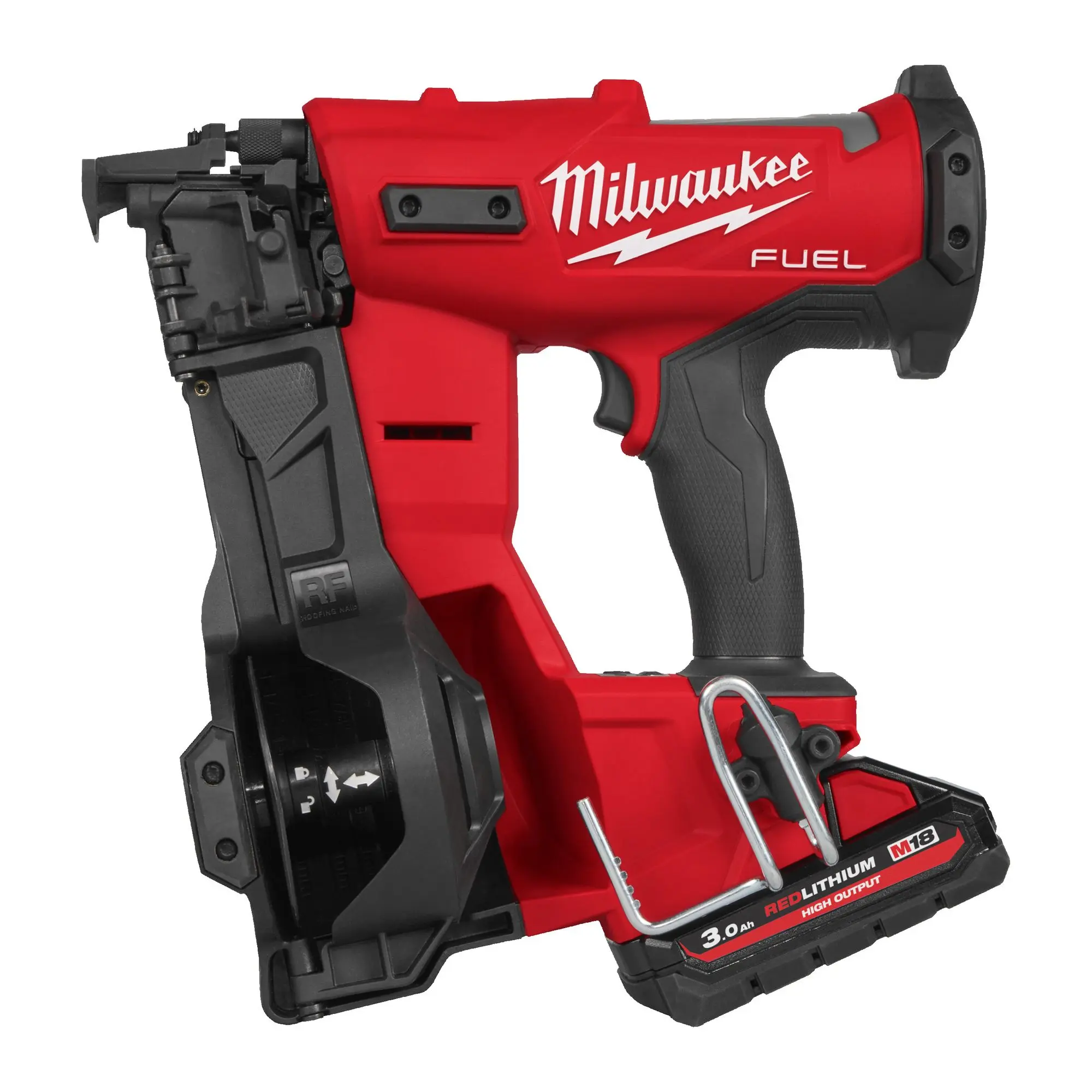Produktfoto 1 von Milwaukee M18 Fuel Akku-Coil-Nagler M18 FRCN45-302X, 2x 3,0 Ah HB und Ladegerät