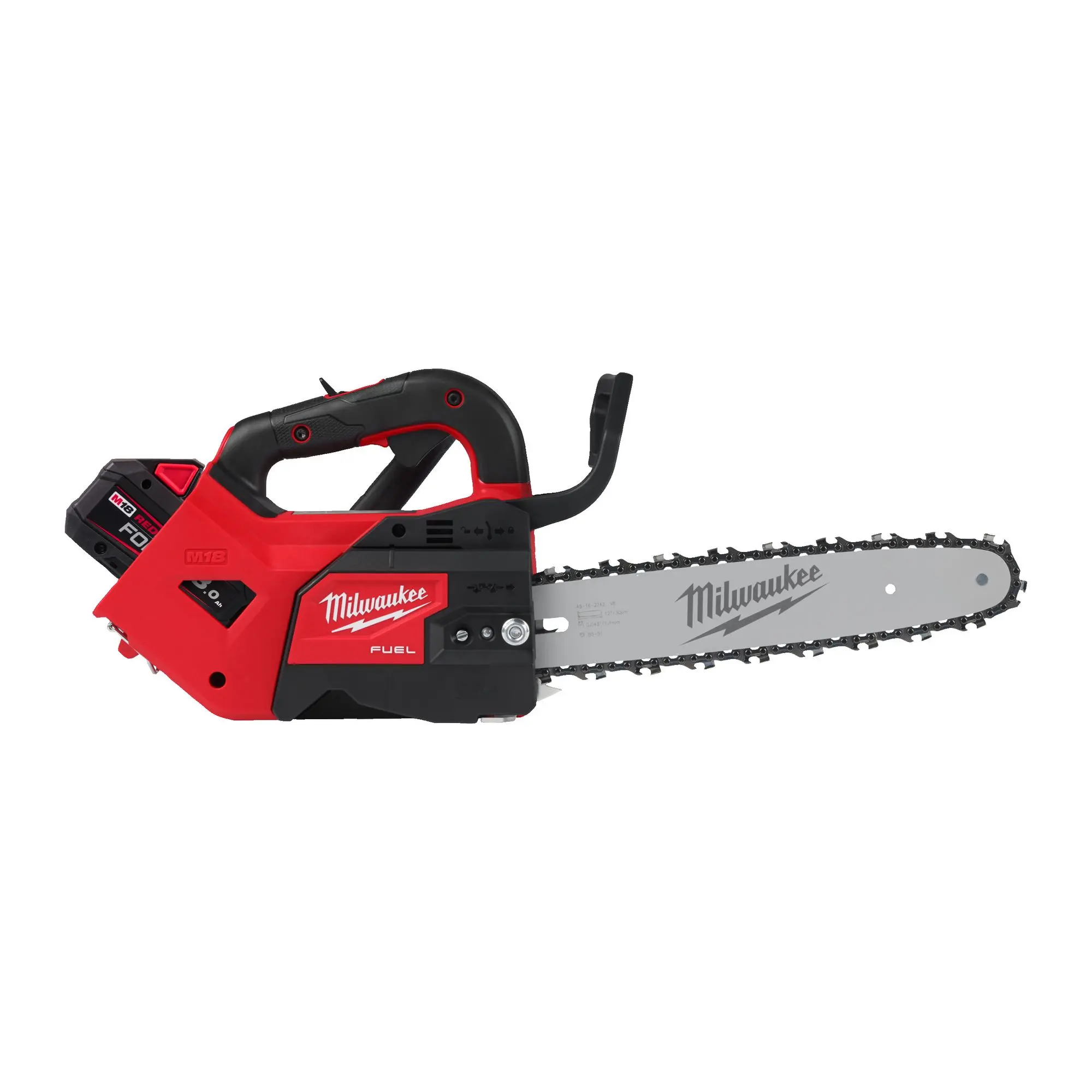 Produktfoto 1 von Milwaukee M18 FUEL Akku-Top-Handle-Kettensäge 30 cm Schwert M18 FTHCHS30-802