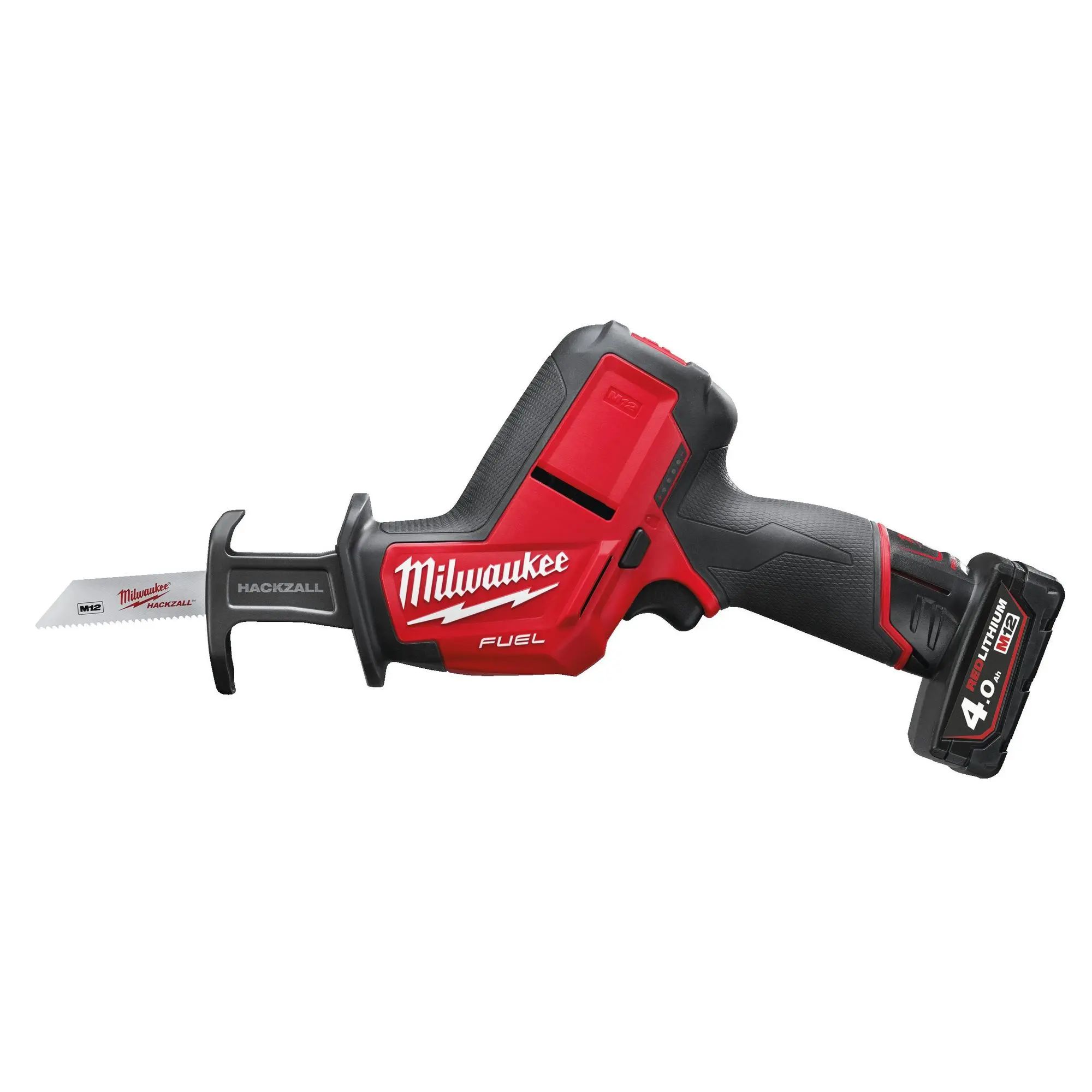 Produktfoto 1 von Milwaukee M12 FUEL Akku-Säbelsäge M12 CHZ-402C, 2x 4,0 Ah und Ladegerät