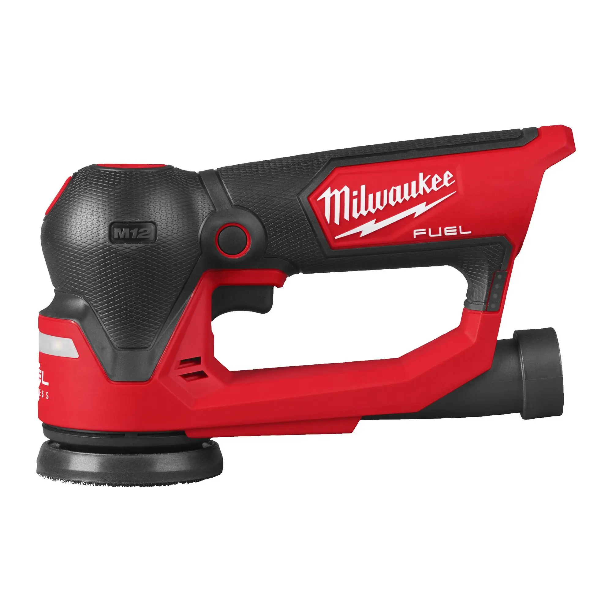 Produktfoto 1 von Milwaukee M12 Fuel Akku-Exzenterschleifer 75 mm M12FSDR75-202B, 2x 2,0 Ah