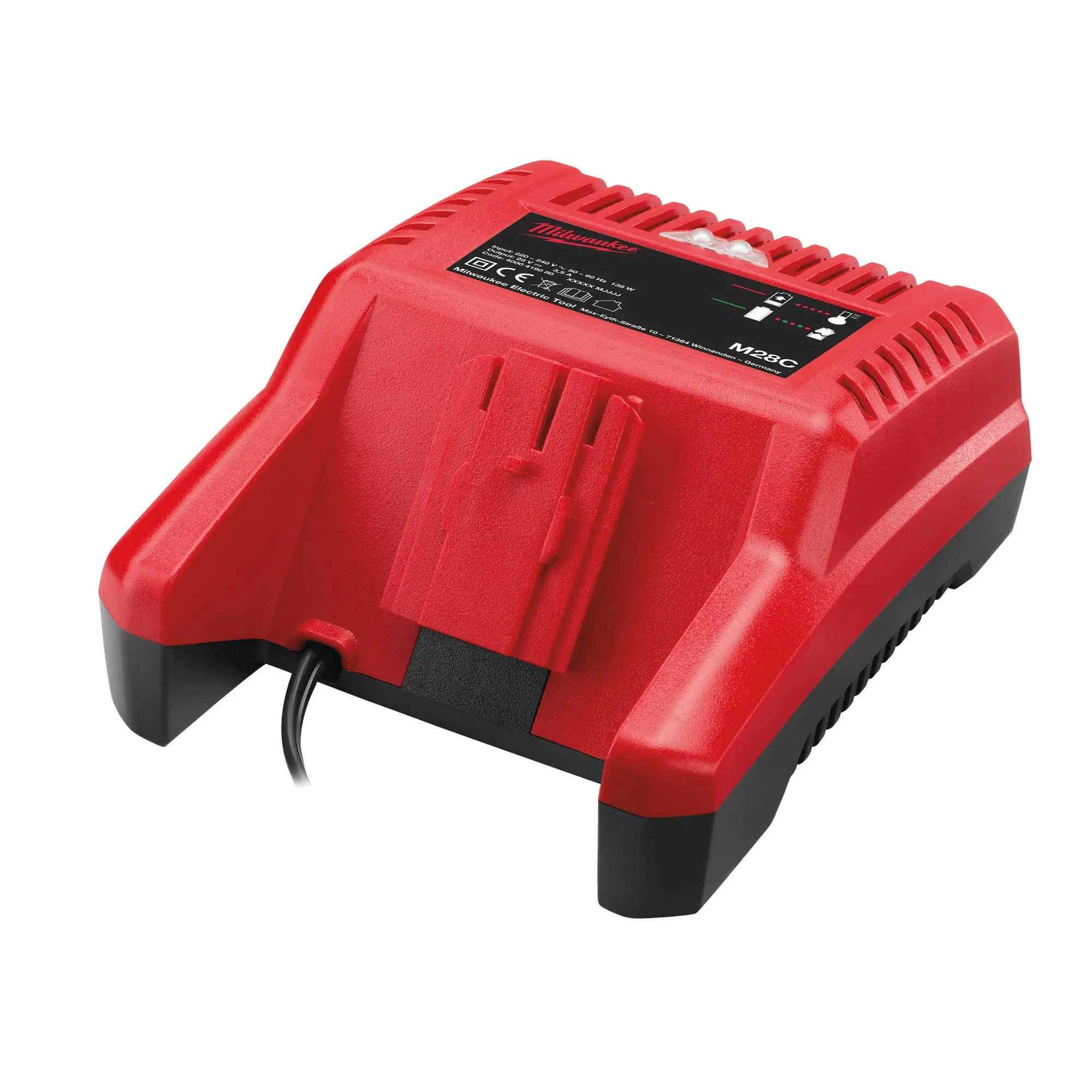 Produktfoto 1 von Milwaukee Akku-Ladegerät M28 C Systemzubehör für Li-Ion Akkus, SKU: 4932352524