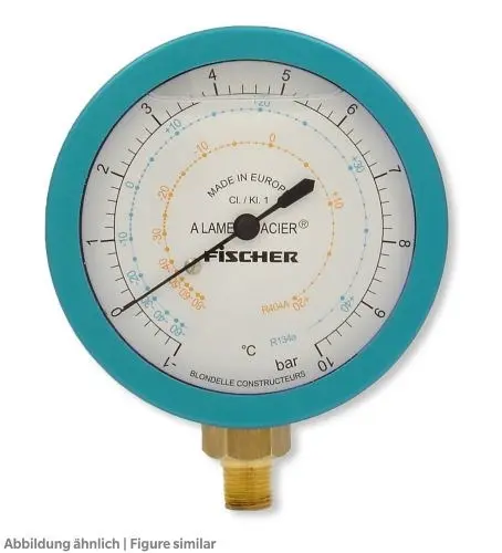 Produktfoto 1 von Fischer MA1002V14S-6698FI, Saugmanometer Fischer 7/16"UNF, 60mm R134a
