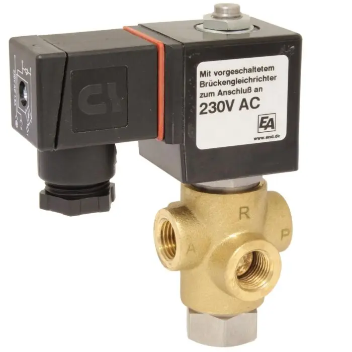 Produktfoto 1 von END Armaturen MGBG3D132245440, 3/2-Magnetventil, G1/4", DN4, 24VDC Ms/FKM