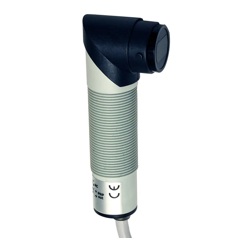 Produktfoto 1 von MD Micro Detectors MP1/00-0A, Optischer Sensor mit rechtwinkligem M18