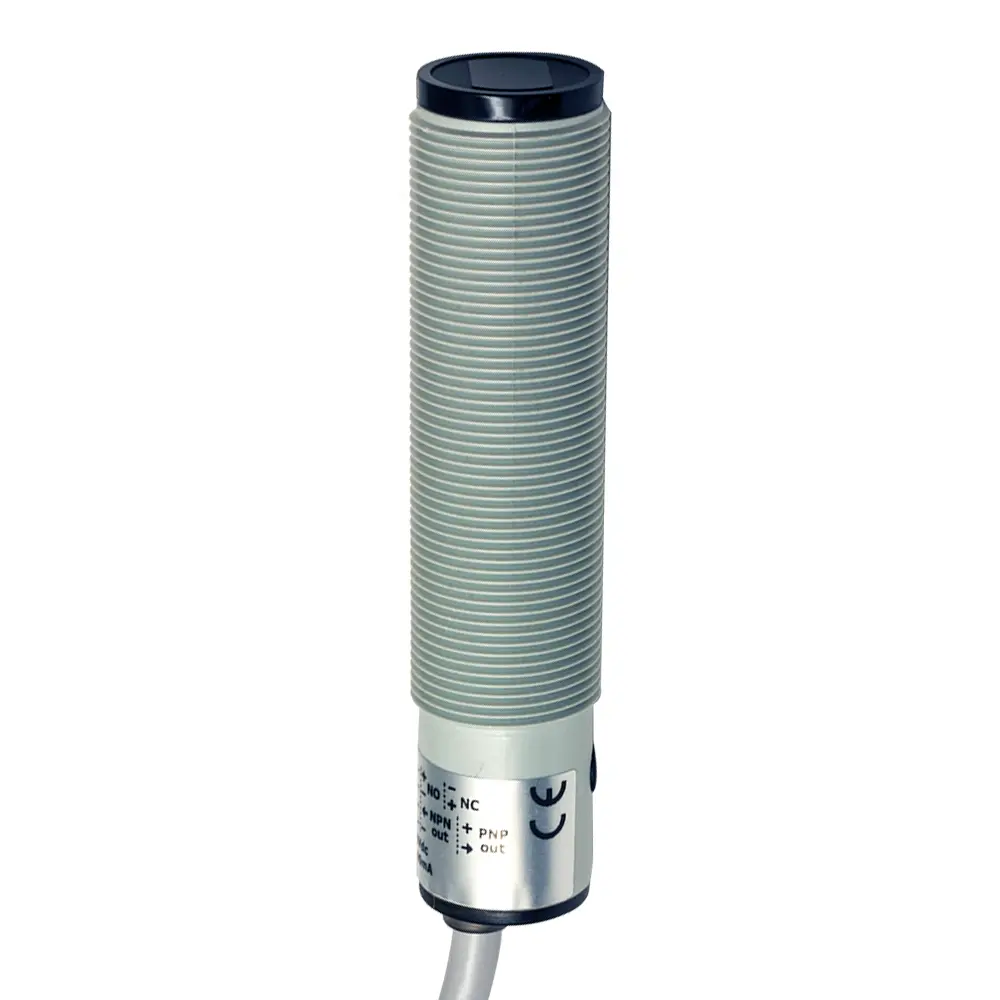 Produktfoto 1 von MD Micro Detectors MS7/00-0A, Optischer Sensor M18 Diffus 400mm NPN/PNP NO/NC