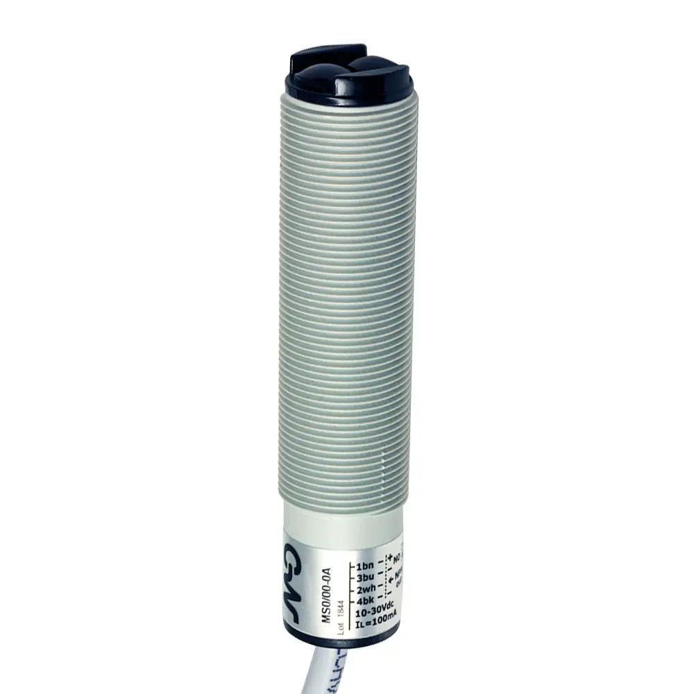Produktfoto 1 von MD Micro Detectors MS0/00-0A, Optischer Sensor M18 Bgs 50mm/PNP