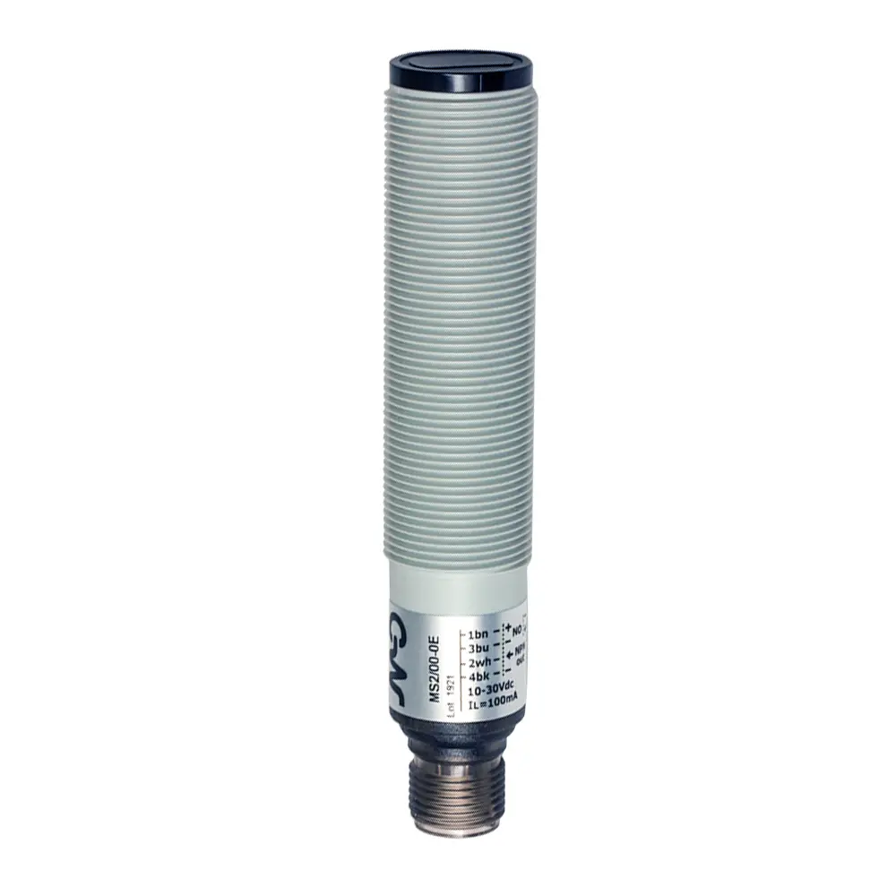 Produktfoto 1 von MD Micro Detectors MS2/00-0E, Optischer Sensor M18 100mm/PNP