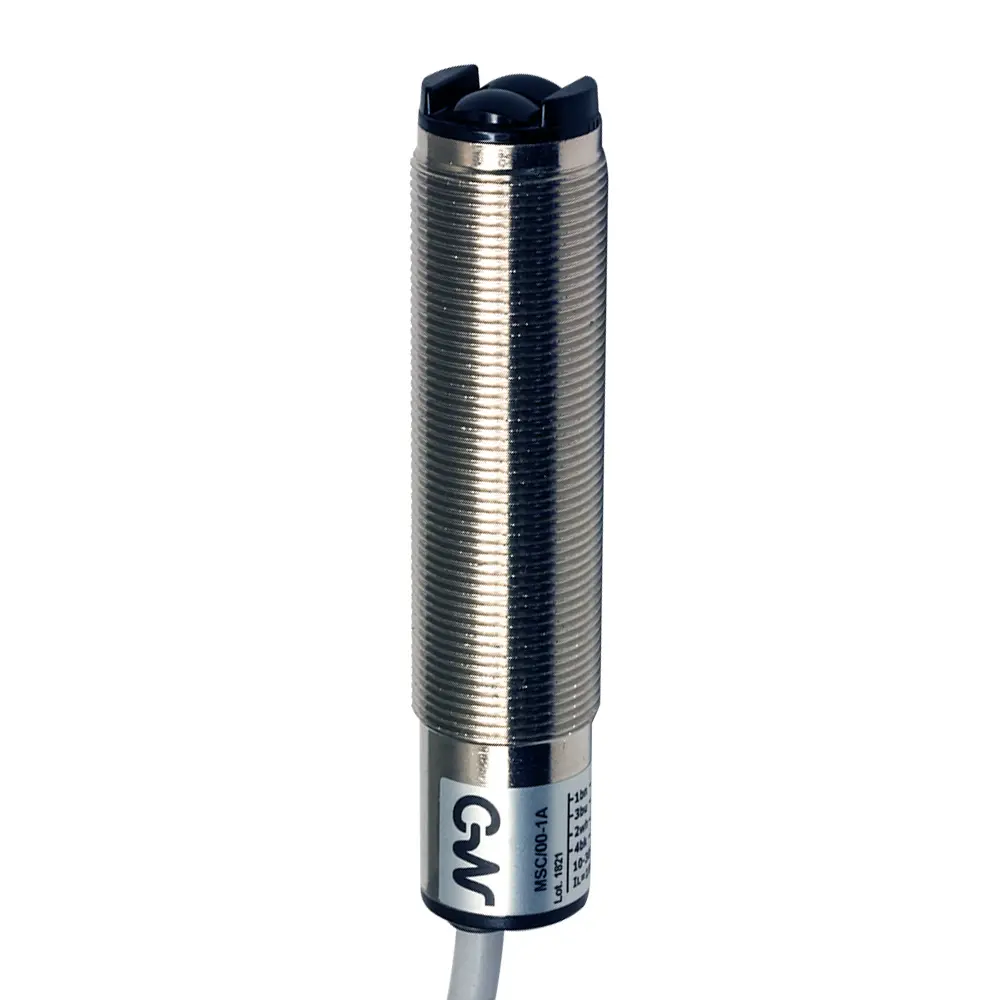Produktfoto 1 von MD Micro Detectors MSC/00-1A, Optischer Sensor M18 Retroreflektierend 4,5m/PNP