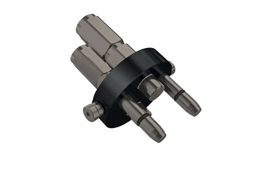 Produktfoto 1 von Indunorm Multikupplung Serie MST2 DN10 Zn-Ni 3P Stecker, P/n: MST2W3P2H08BSP10S