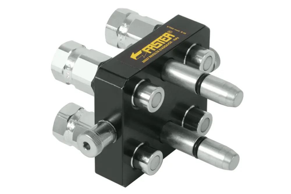 Produktfoto 1 von Indunorm Multikupplung Serie MST4 DN06 Cr III Stecker, P/n: MST4-4-08BF06S