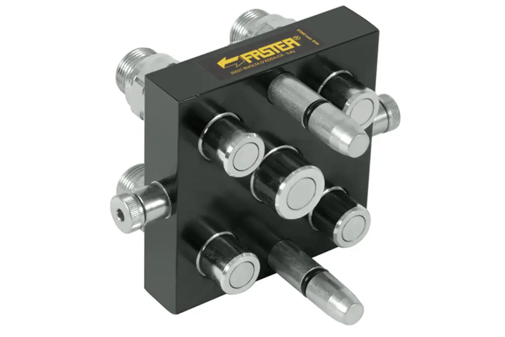 Produktfoto 1 von Indunorm Multikupplung MST5 DN10; DN12 Cr III Stecker, P/n: MST5-S5-06/08BSP10S
