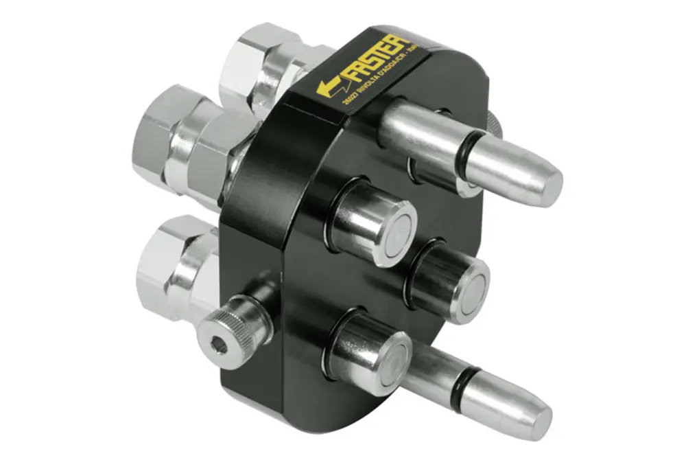 Produktfoto 1 von Indunorm Multikupplung Serie MST5 DN12 CrIII Stecker, P/n: MST5-3-1E-08BSP12S