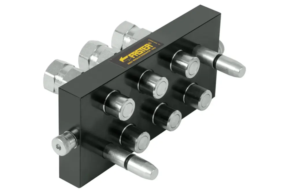 Produktfoto 1 von Indunorm Multikupplung Serie MST6 DN10 CR III Stecker, P/n: MST6-6H06BSP10S