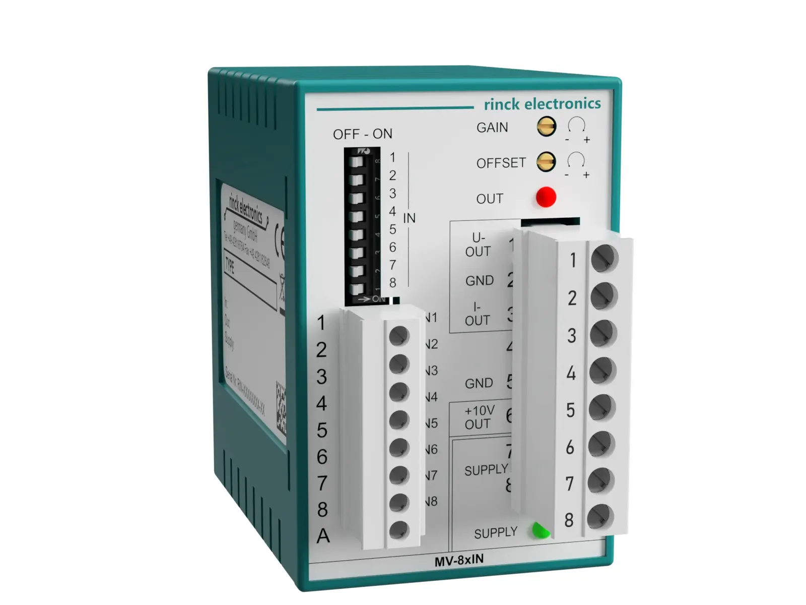 Produktfoto 1 von Rinck Electronic MV-8xIN, Mittel-/ Minimal- oder Maximalwertbildung
