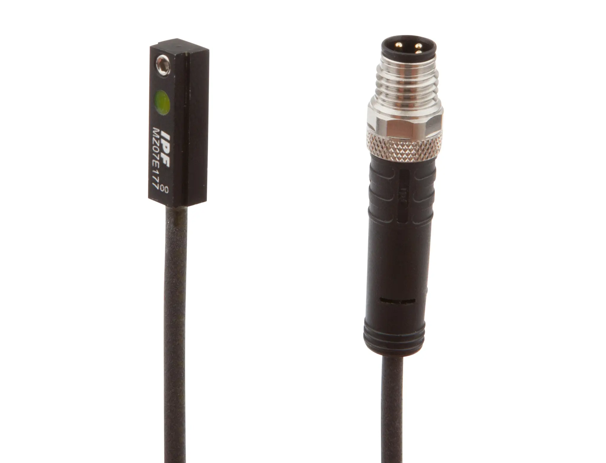 Produktfoto 1 von ipf Electronic MZ07E177, Sensor Magnetisch, Zylinder, 6,2mm T-Nut, 6,3x20x5,2mm,