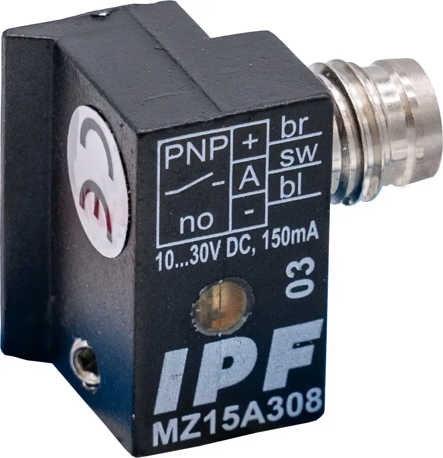 Produktfoto 1 von ipf Electronic MZ15A308, Sensor Magnetisch, Zylinder, Trapez-Nut, 14x20x14mm