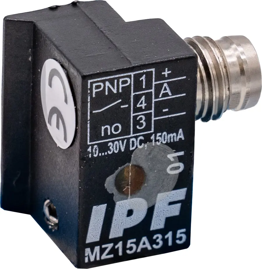 Produktfoto 1 von ipf Electronic MZ15A315, Sensor Magnetisch, Zylinder, Trapez-Nut, 14x20x14mm