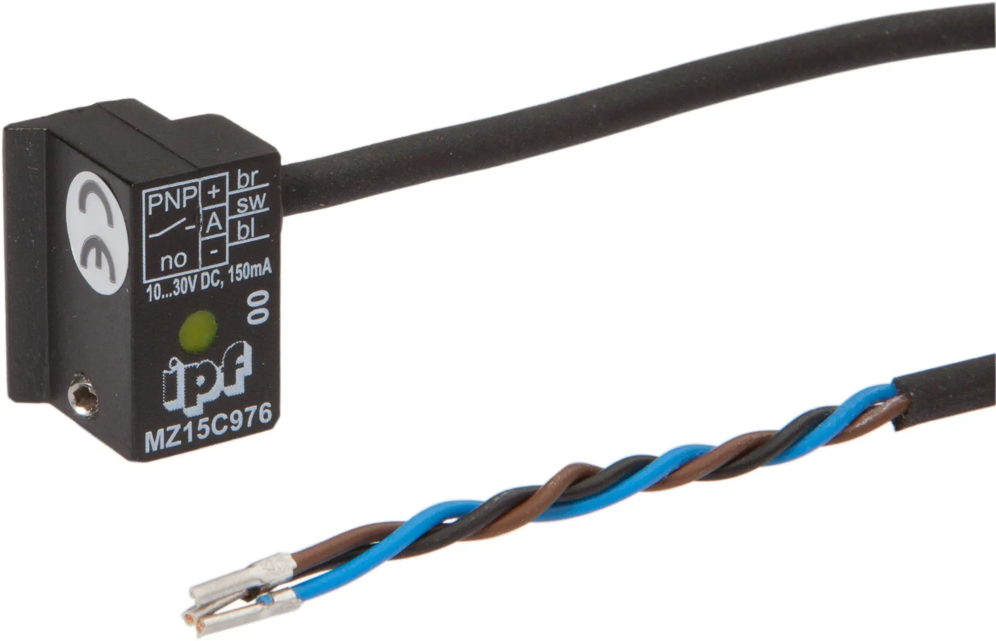 ipf Electronic MZ15C976, Sensor Magnetisch, Zylinder, Trapez-Nut, 14x20x14mm