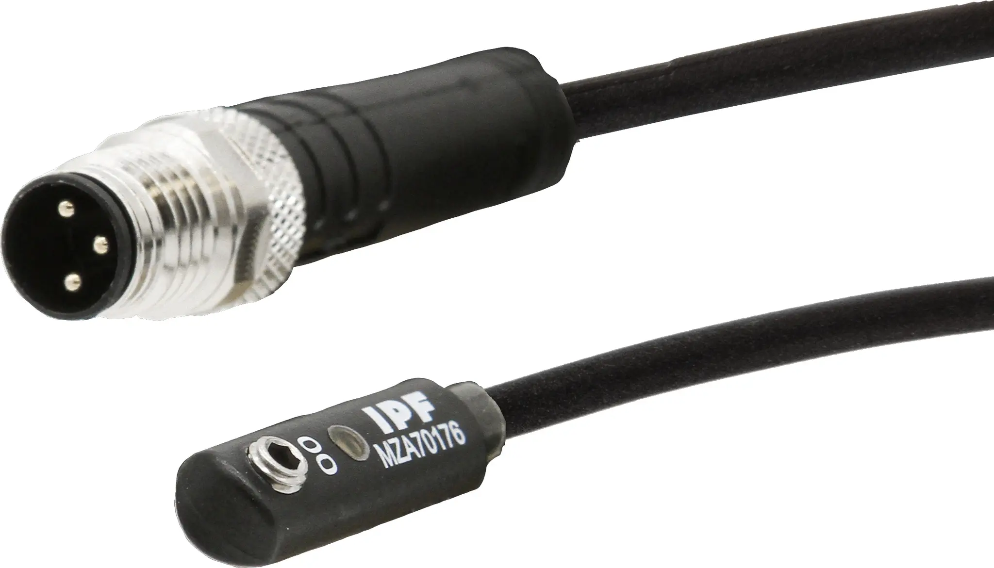 Produktfoto 1 von ipf Electronic MZA70176, Sensor Magnetisch, Zylinder, 6,2mm T-Nut, 4,3x19x6,2mm,