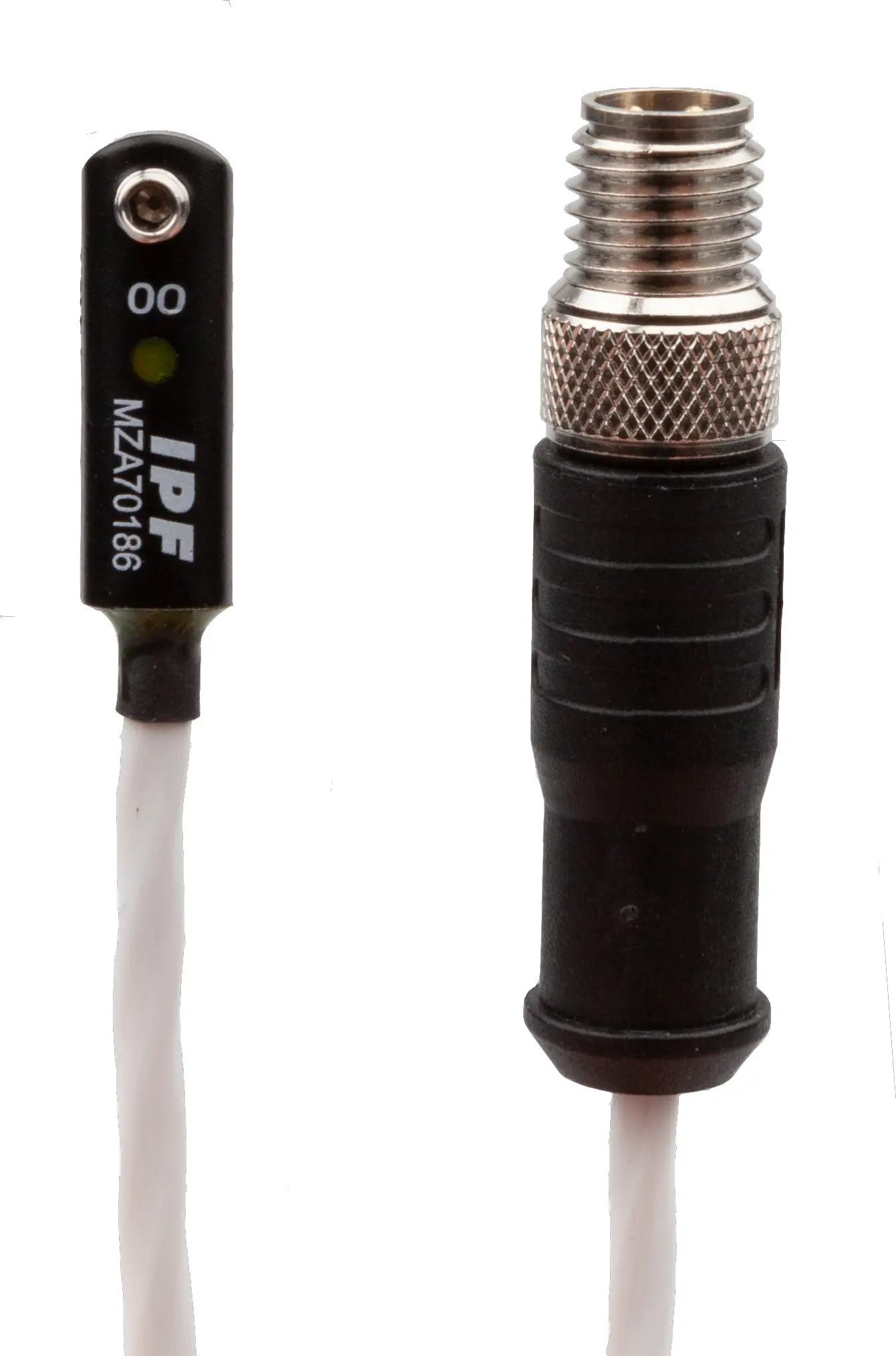 Produktfoto 1 von ipf Electronic MZA70186, Sensor Magnetisch, Zylinder, 6,2mm T-Nut, 4,3x19x6,2mm,