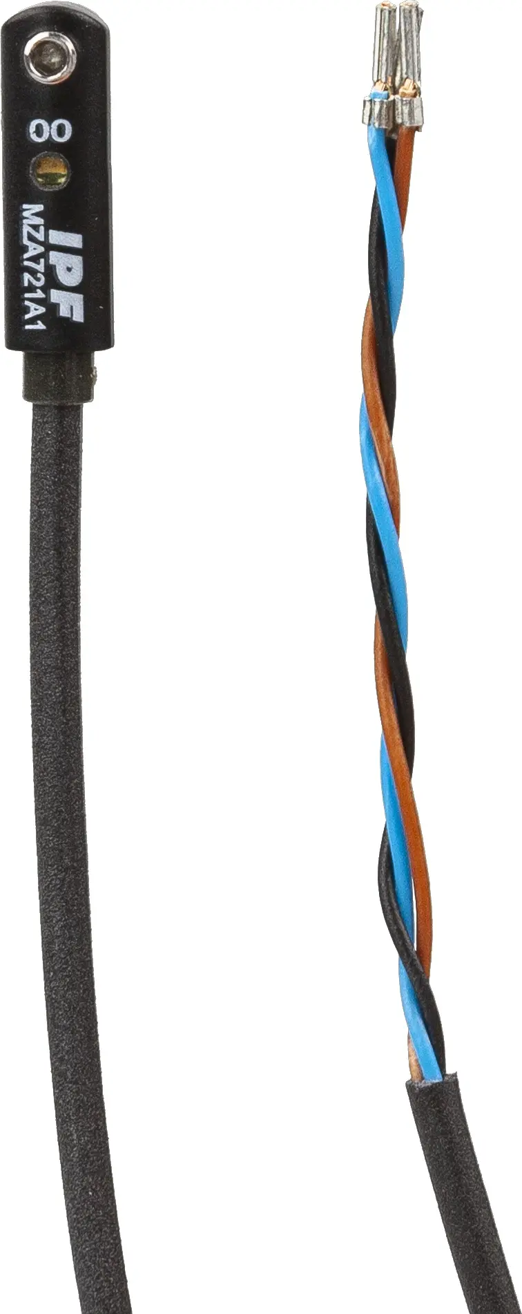 Produktfoto 1 von ipf Electronic MZA721A1, Sensor Magnetisch, Zylinder, 6,2mm T-Nut, 4,3x19x6,2mm,