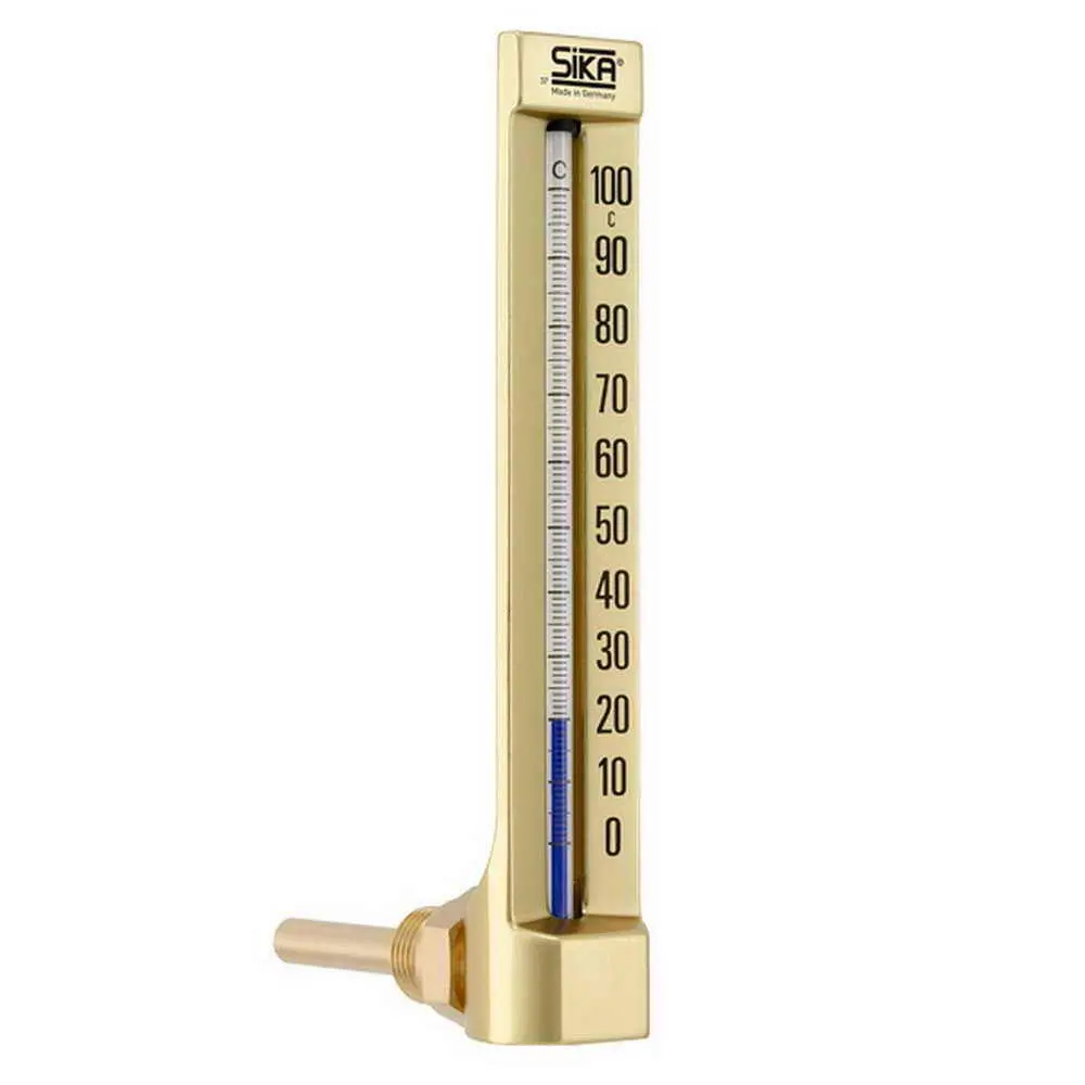 Produktfoto 1 von SIKA 2722161116021, Maschinenthermometer 0 bis 160°C Anschluss G1/2 Messing