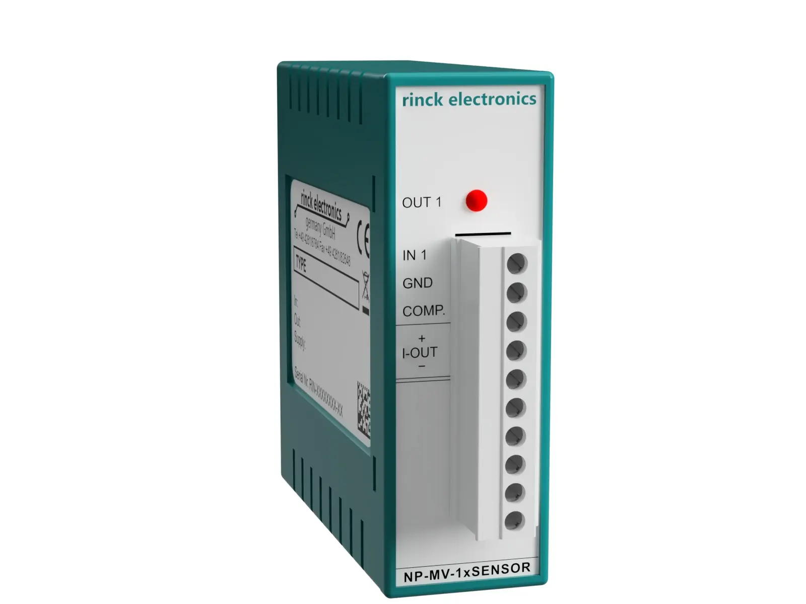 Produktfoto 1 von Rinck Electronic NP-MV-2xR.4-20mA, 1 Kanal Messverstärker, 1x Widerstand