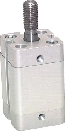 Produktfoto 1 von Airtec NXD 12/40-AG, Kompaktzylinder, doppeltwirkend, Kolben 12mm, Hub 40mm