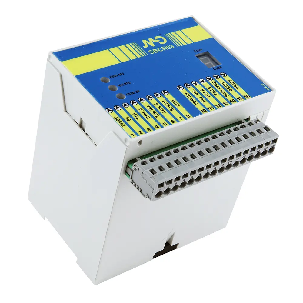 Produktfoto 1 von MD Micro Detectors SBCR03/S-A0, Steuereinheit Typ 2 SPS ohne Muting 24 VDC