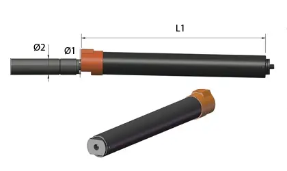 Produktfoto 1 von SODEMANN LTX-14-200-316, Arretierung für Gasfeder, AISI 316L