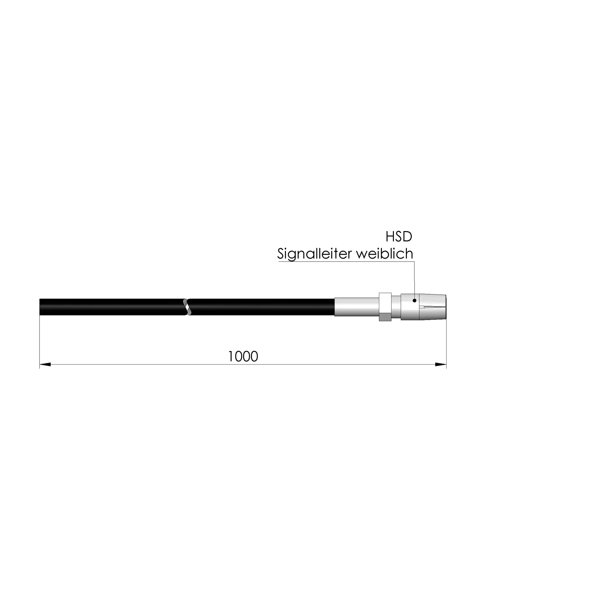 Produktfoto 1 von Ingun SE-HSD-100HSDFG100, Digitalkabel, konfektioniert