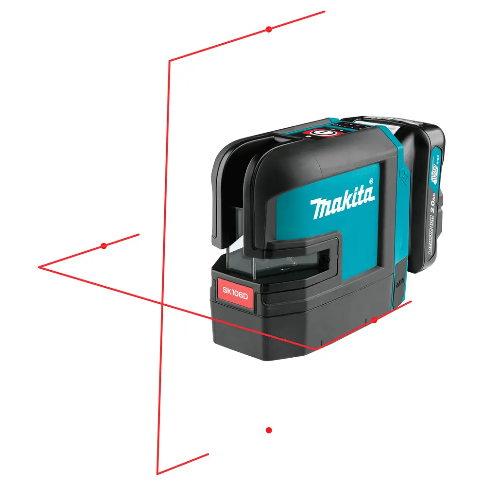 Produktfoto 1 von Makita SK106DZ, Kreuzlinien-Nivellier-Laser (Mehrfarbig, 64), P\n: 154034