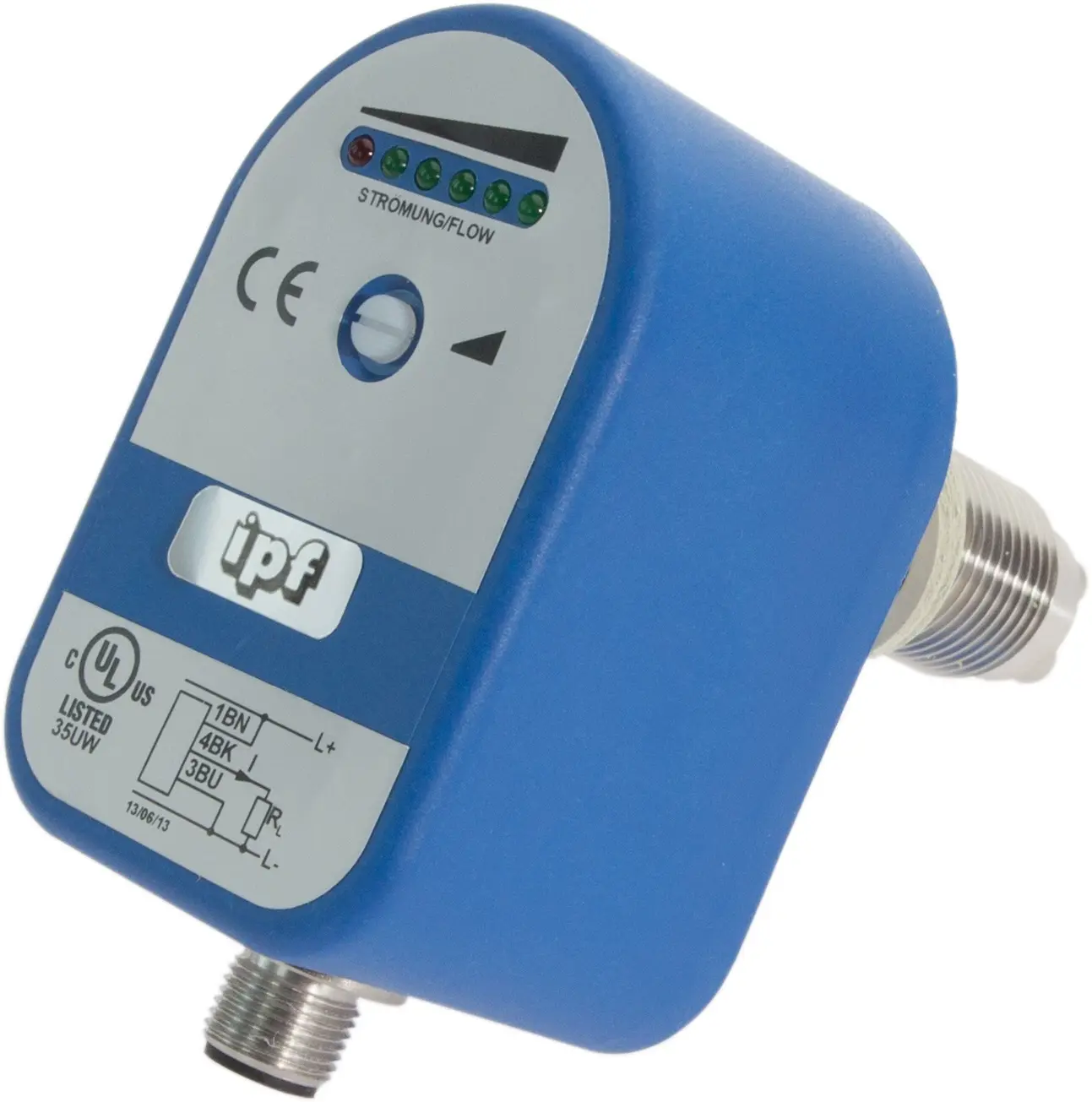 Produktfoto 1 von ipf Electronic SL450024, Sensor Strömung, Luft, kalorimetrisch, 78x108x50mm