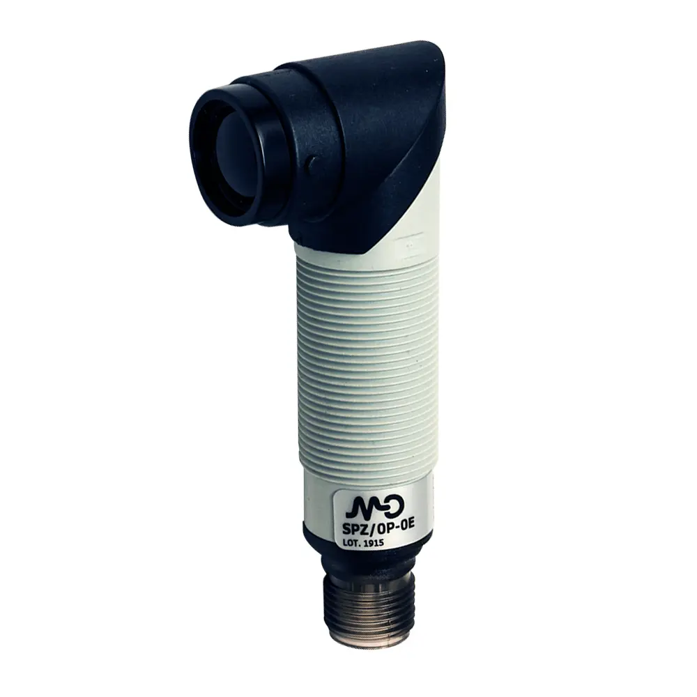 Produktfoto 1 von MD Micro Detectors SPZ/0N-0E, Lichtschranke M18 Empfänger 14m L/Danschluss M12