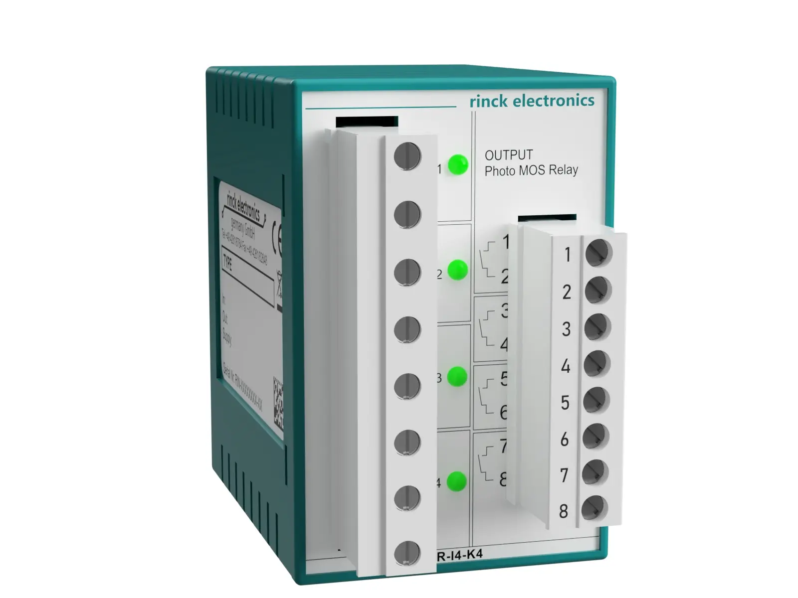 Produktfoto 1 von Rinck Electronic SR-I4.K4, Stromüberwachungsbaustein, Schaltpunkt nach Angabe