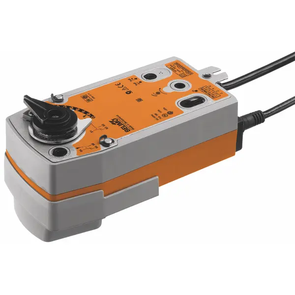 Produktfoto 1 von Belimo SRF24A-S2-5, Drehantrieb mit Notstellfunktion NC, 20 Nm, AC/DC 24 V