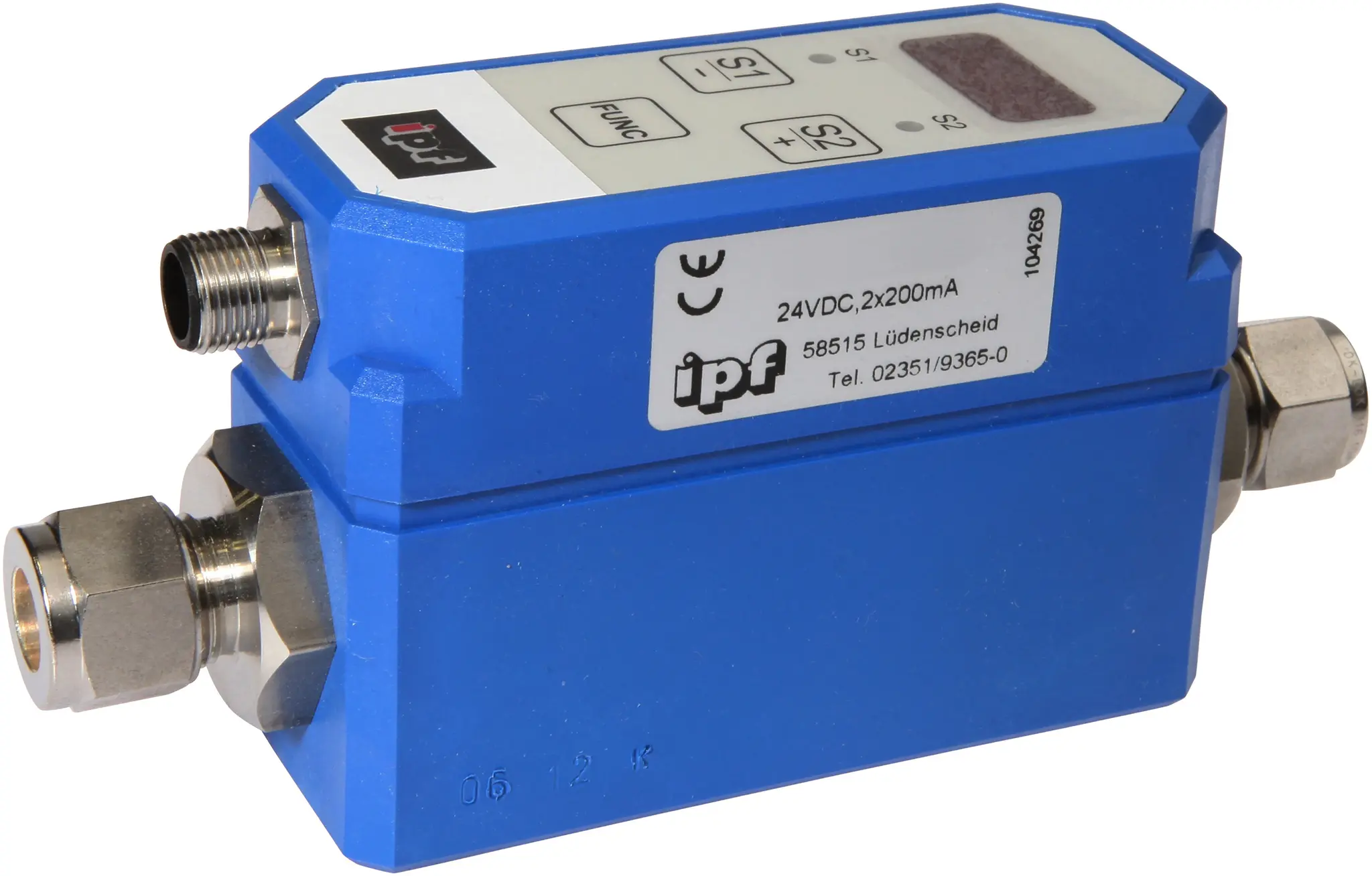Produktfoto 1 von ipf Electronic SS430320, Sensor Strömung, Wasser, kalorimetrisch, 100x70x43mm
