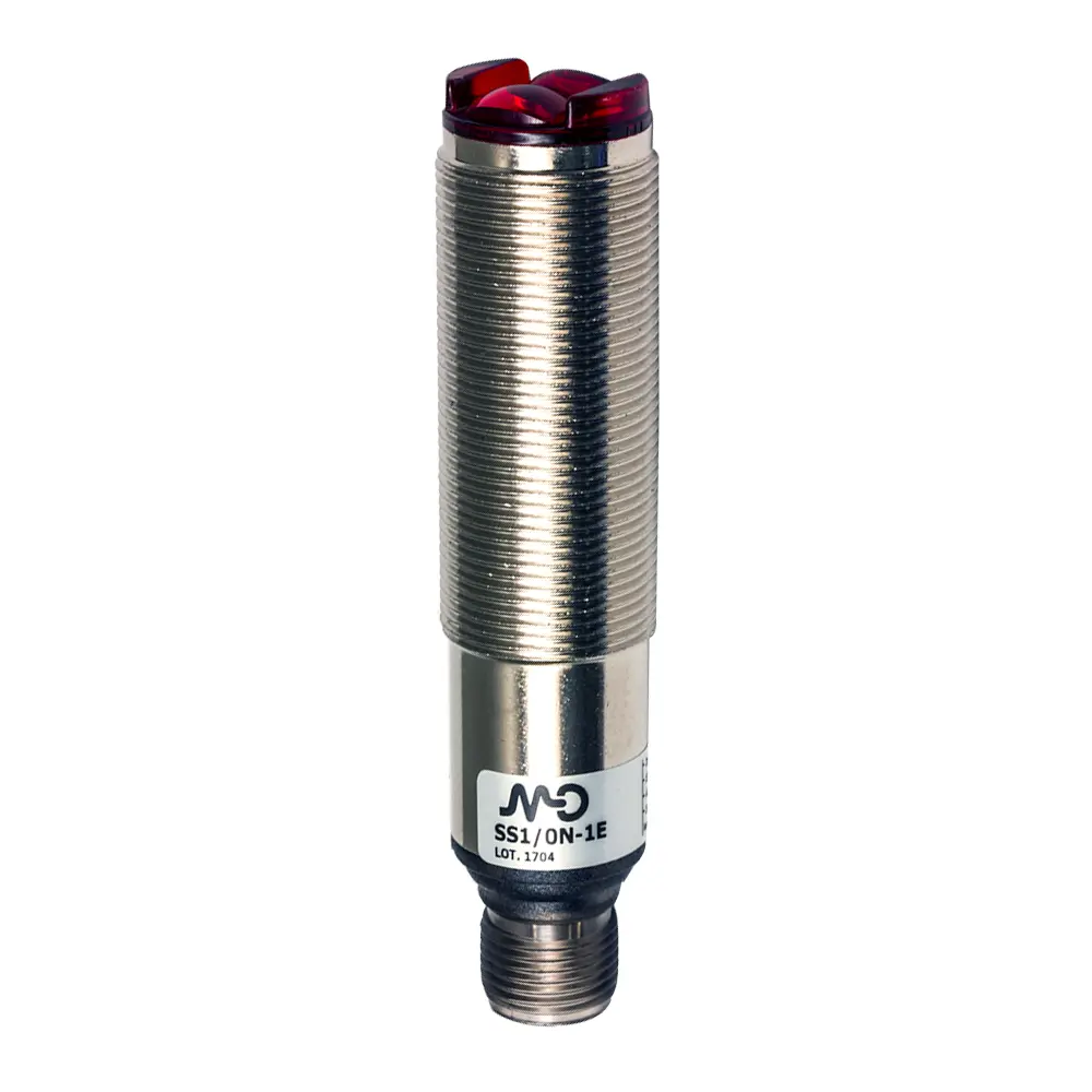 Produktfoto 1 von MD Micro Detectors SS1/0N-1E, Optischer Sensor M18 Bgs 100mm NPN L/D Metall