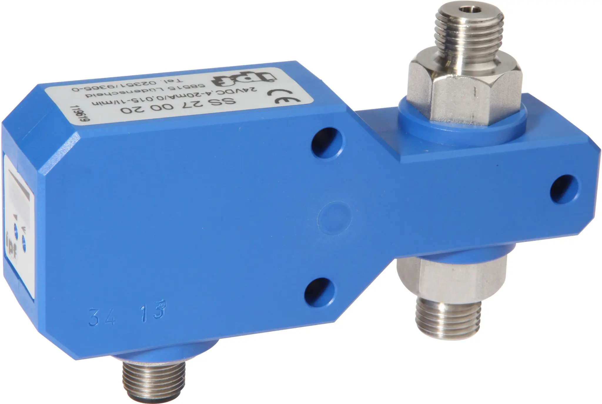 Produktfoto 1 von ipf Electronic SS270020, Sensor Strömung, Wasser, kalorimetrisch, 67x112x27mm