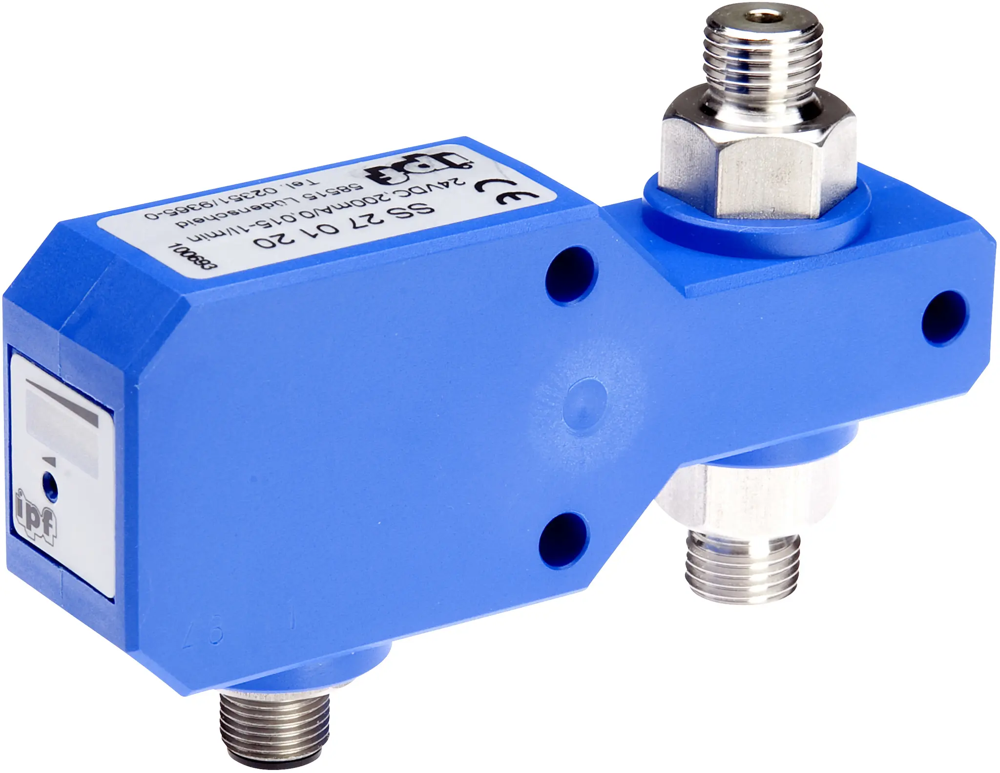 Produktfoto 1 von ipf Electronic SS270120, Sensor Strömung, Wasser, kalorimetrisch, 67x112x27mm