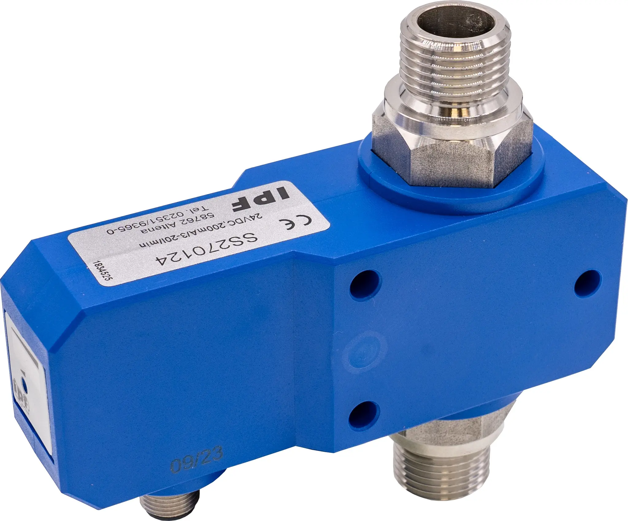 Produktfoto 1 von ipf Electronic SS270124, Sensor Strömung, Wasser, kalorimetrisch, 108x118x38mm
