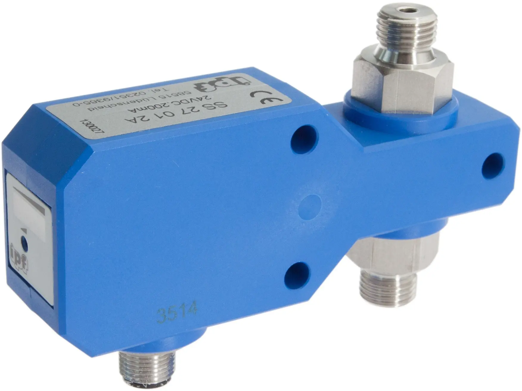 Produktfoto 1 von ipf Electronic SS27012A, Sensor Strömung, Wasser, kalorimetrisch, 27x112x67mm