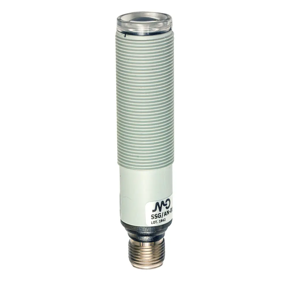 Produktfoto 1 von MD Micro Detectors SSG/AP-0E, Lichtschranke M18 Empfänger 8 m NO/PNP