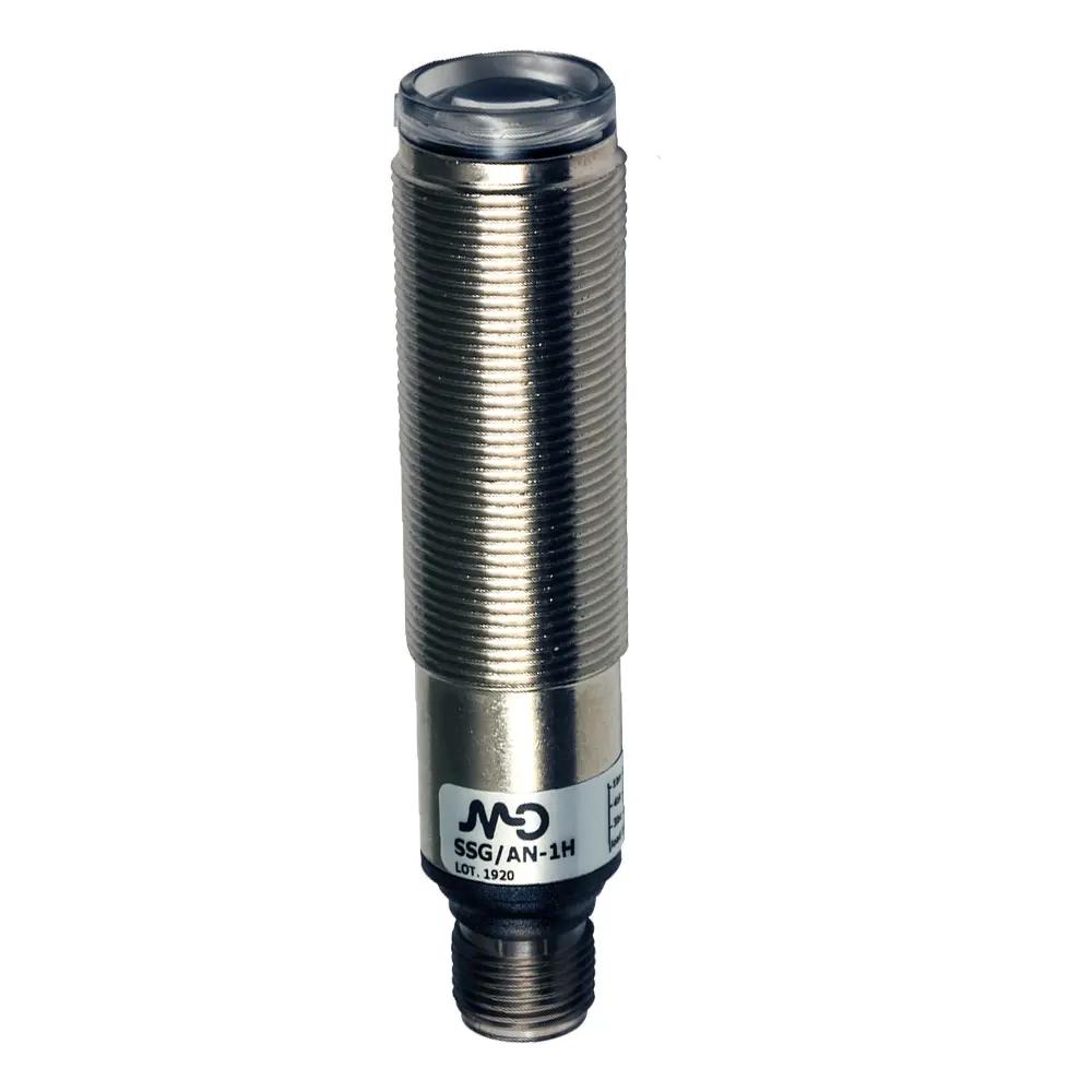 Produktfoto 1 von MD Micro Detectors SSG/AP-1H, Optischer Sensor M18 Empfänger 8 m NO/PNP Metall.