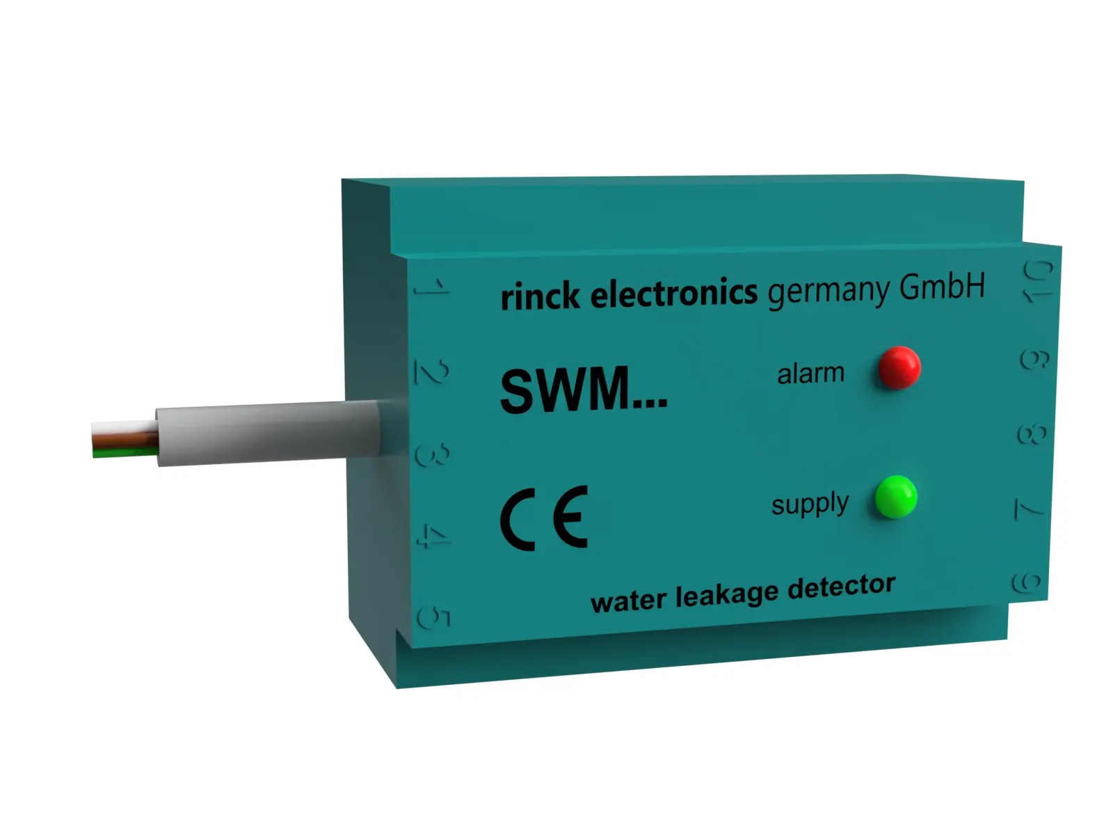 Produktfoto 1 von Rinck Electronic SWM3.4, Wassersensor, Einzelgerät ohne Selbsthaltung